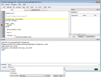 Affinic Debugger GUI screenshot 13