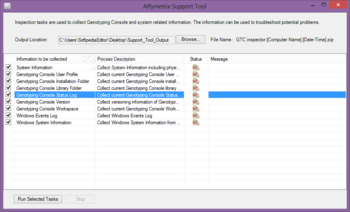 Affymetrix Genotyping Console screenshot 9