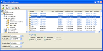 AFile Attribute Manager screenshot