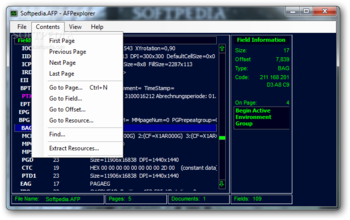 AFPexplorer screenshot 2