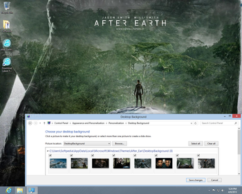 After Earth Theme screenshot