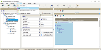 Agama Web Menus screenshot 5