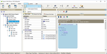 Agama Web Menus screenshot 6