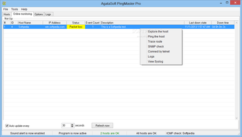 Agatasoft PingMaster Pro screenshot 4