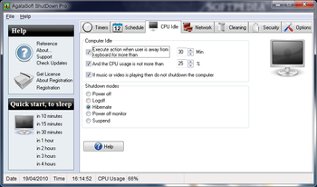 AgataSoft Shutdown Pro screenshot 4