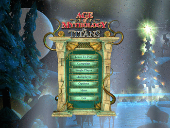 Age of Mythology the Titans Custom Christmas menus by The Vandhaal screenshot