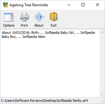 Agelong Tree Reminder screenshot