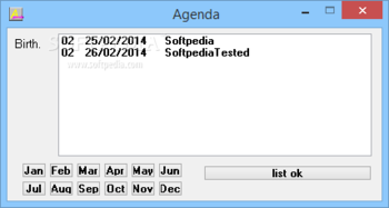 Agenda screenshot 2