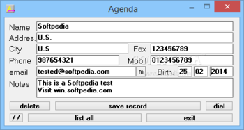 Agenda screenshot 3