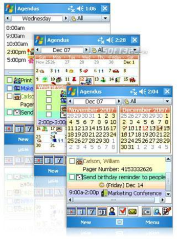 Agendus for Windows Mobile Pocket PC Professional Edition screenshot 2