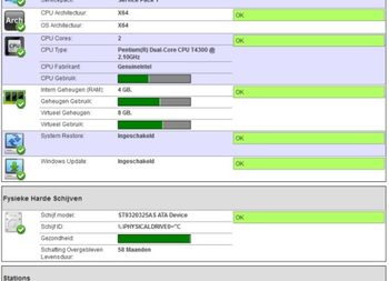 Agics Systemscan screenshot 2