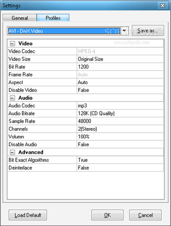 Agile AVI Video Converter screenshot 2