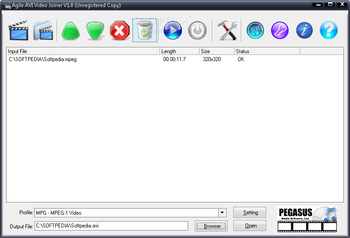Agile AVI Video Joiner screenshot