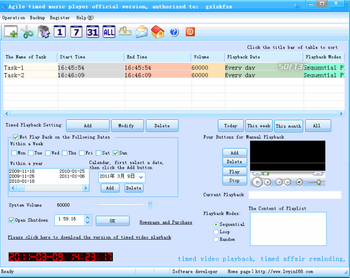 Agile Timed Music Player screenshot 2