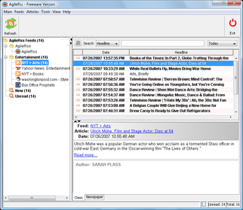 AgileRss screenshot 3