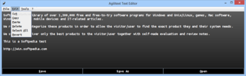 Agilitext Text Editor screenshot 3
