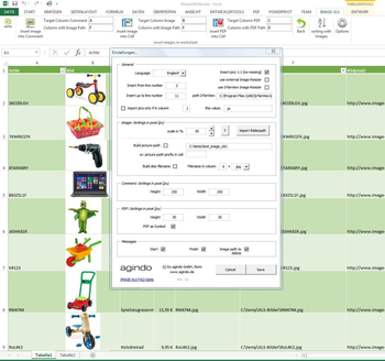Agindo Image XLS screenshot