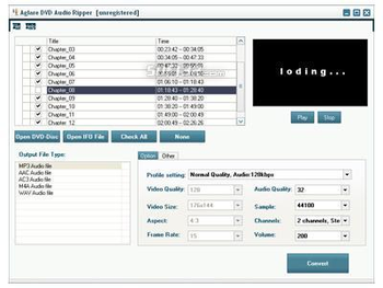 Aglare DVD Audio Ripper screenshot 2