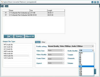Aglare Music Converter Platinum screenshot 4