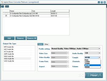 Aglare Music Converter Platinum screenshot 5