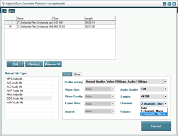 Aglare Music Converter Platinum screenshot 6
