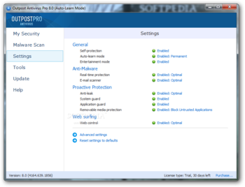 Agnitum Outpost Antivirus Pro screenshot 6