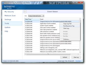 Agnitum Outpost Antivirus Pro screenshot 7