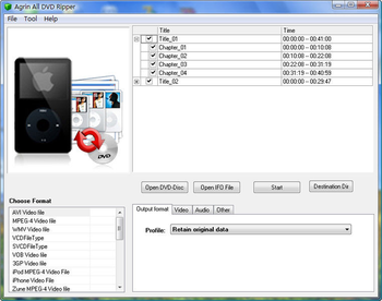 Agrin All DVD Ripper screenshot 2