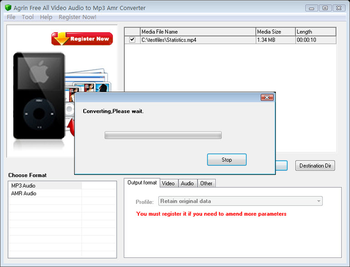 Agrin Free All Video Audio to Mp3 screenshot
