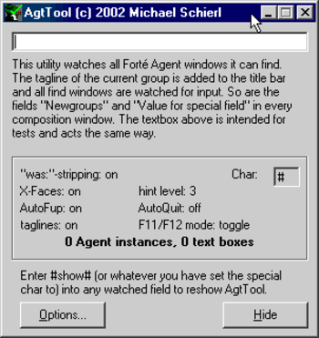 AgtTool screenshot