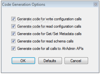 AhAdmin Code Generator screenshot 3