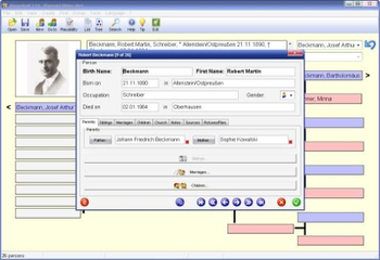 Ahnenblatt screenshot 2
