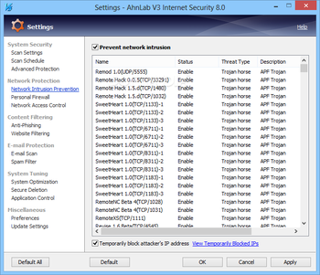 AhnLab V3 Internet Security screenshot 14