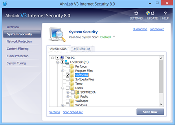 AhnLab V3 Internet Security screenshot 2