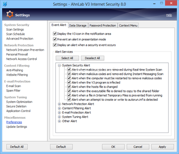 AhnLab V3 Internet Security screenshot 25
