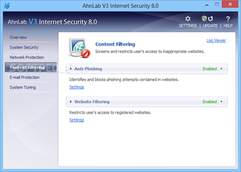 AhnLab V3 Internet Security screenshot 4