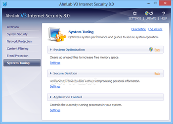 AhnLab V3 Internet Security screenshot 6