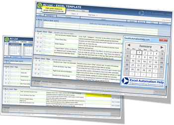 AI List Excel Template  screenshot 3