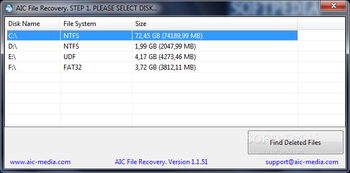 AIC File Recovery screenshot