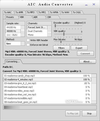 AICAudioConverter screenshot 3