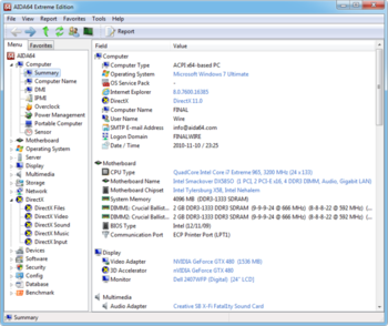 AIDA64 Extreme Edition screenshot 3