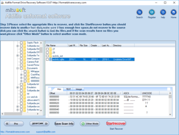 Aidfile Format Drive Recovery Software screenshot 3