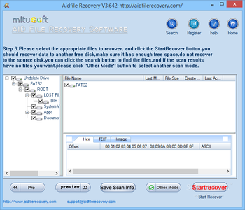 Aidfile Recovery screenshot 3