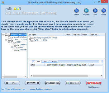 Aidfile Recovery screenshot 9