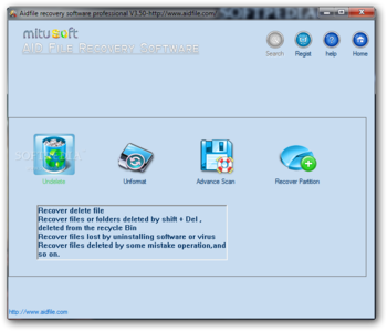 Aidfile recovery software professional screenshot