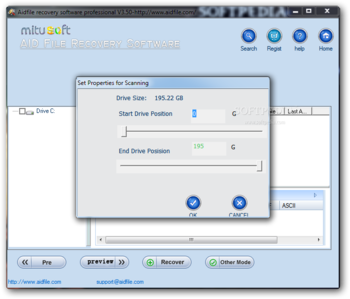 Aidfile recovery software professional screenshot 3
