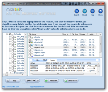Aidfile recovery software professional screenshot 4