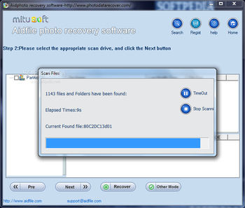 Aidphoto recovery software screenshot 3