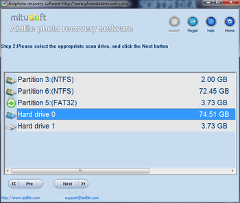 Aidphoto recovery software screenshot 6