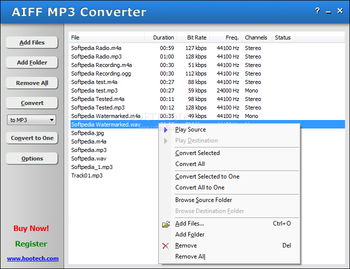 AIFF MP3 Converter screenshot